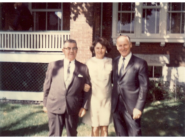 Carl Rennick, Manson Rennick with their sister Erma Gerry