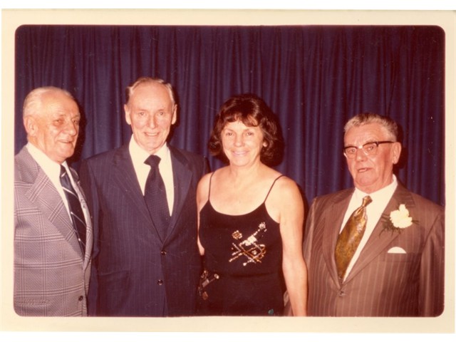 Clarence, Manson and Carl Rennick with sister Erma Gerry