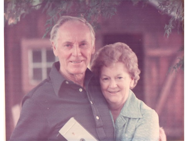 Manson and Ellen at camp in 1977