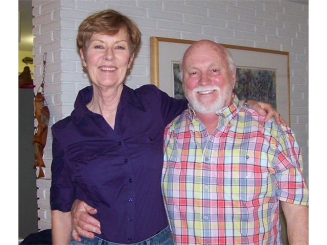 Sheila and Peter in May, 2013