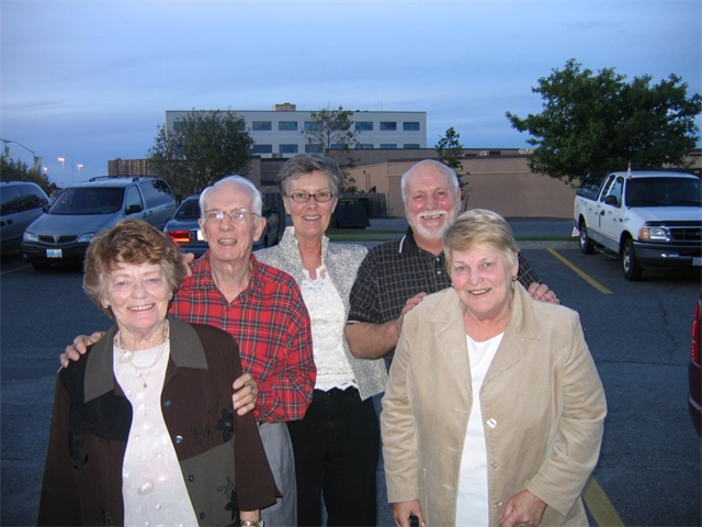 Barbara, Tom, Sheila, Peter and Pat in Sudbury