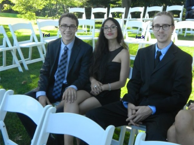 Ted and Jack Clow with their Date