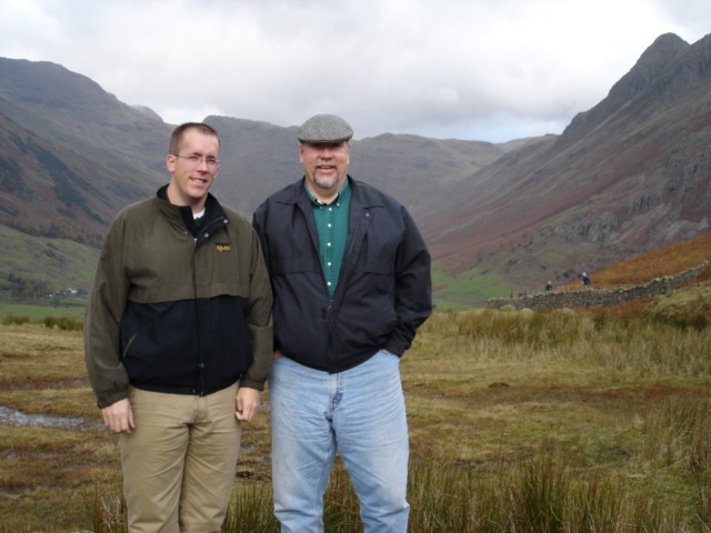 Chris and Graham in Scotland