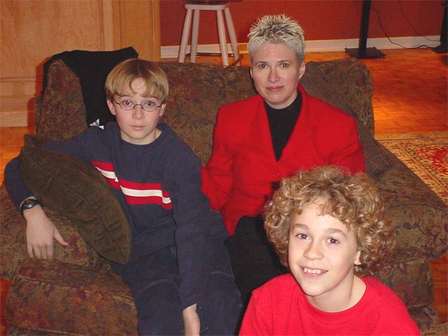 Jack, Jan and Ted Clow in 2003