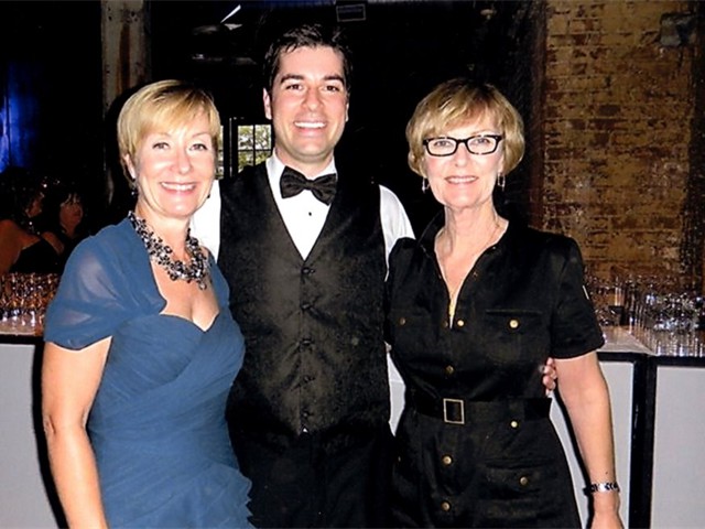 Heather, David and Sheila at David and Kaley's Wedding