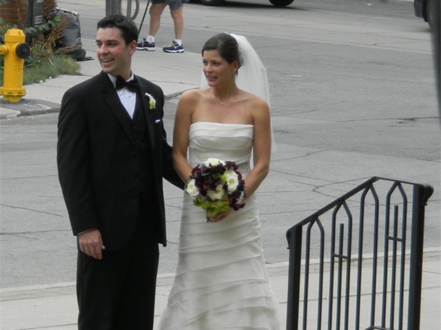 Kaley and David at their Wedding