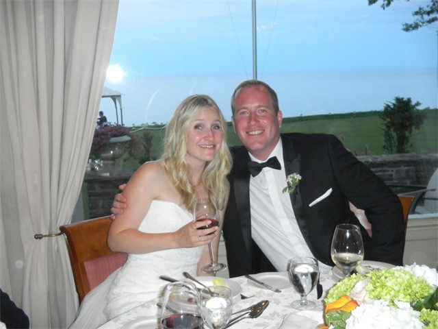 Trish and Michael Clow at their Wedding, September, 2013